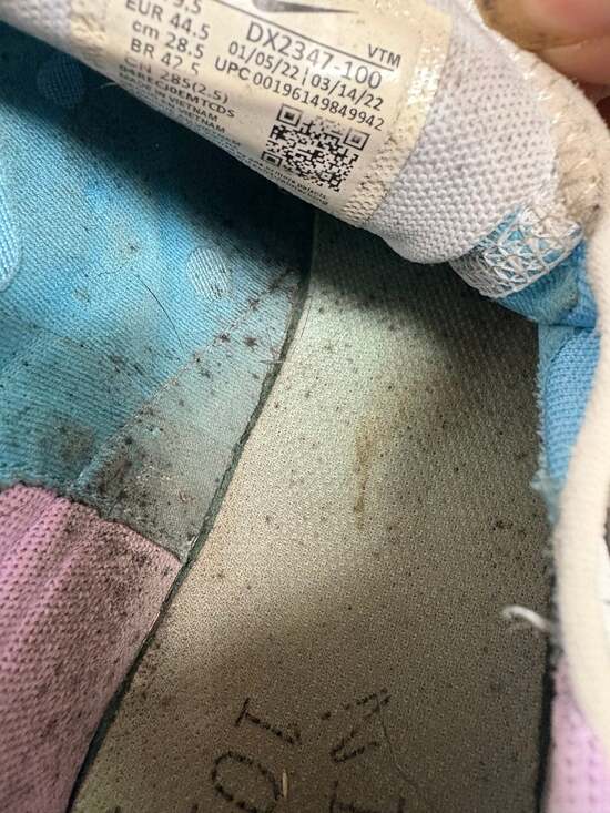 Nike Air Max 270 Men’s Size 10.5 White Blue Green DX2347-100 – Athletic Running - Picture 9 of 12